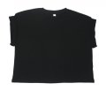 Dames T-shirt Organic Mantis Crop Top T M96 Black